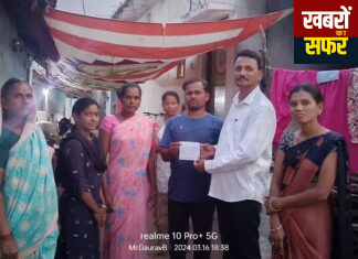 *जिबगांव येथील कॅन्सरग्रस्त रुग्णांना विरोधी पक्षनेते मा.विजयभाऊ वडेट्टीवार यांच्यातर्फे आर्थिक मदत*