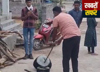 विरूर येथे अलग अलग ठीकाणी हातभट्टी दारूसाठा नष्ट स्थानिक गुन्हे शाखा, चंद्रपूर व पो.स्टे. विरूर ची संयुक्त कार्यवाही