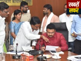 कोरपना तालुक्यातील आदिवासी बहुल गावाला जोडणाऱ्या डांबऱीकरणं रस्त्यांना मंजुऱी देऊन निधी उपलब्ध करून द्या