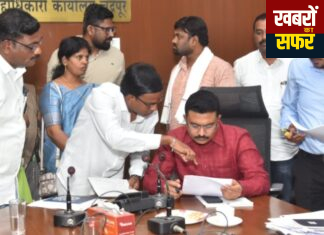 कोरपना तालुक्यातील आदिवासी बहुल गावाला जोडणाऱ्या डांबऱीकरणं रस्त्यांना मंजुऱी देऊन निधी उपलब्ध करून द्या