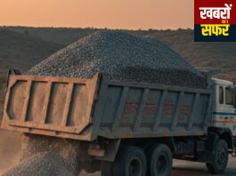 🚨 घुग्घुस मे मोहदा के ओवरलोड गिट्टी ट्रकों का कहर!