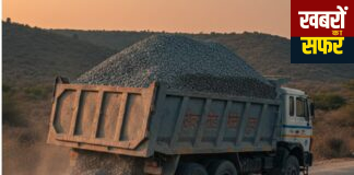 🚨 घुग्घुस मे मोहदा के ओवरलोड गिट्टी ट्रकों का कहर!