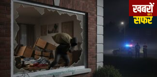 बंद मकान से खिड़की तोड़कर अठरा हजार कि चोरी