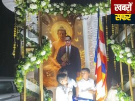 महामानवाला अभिवादन कोरपना येथे भीम जयंती निमित्त भव्य रॅली सुहेल अली मित्र मंडळाकडून फळे व सरबत वाटप