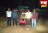 अवैध रेत तस्करों पर पुलिस की बड़ी कार्रवाई