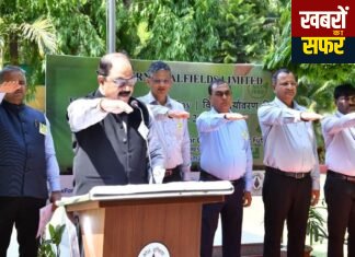 विश्व पर्यावरण दिवस पर डब्ल्यूसीएल मुख्यालय में हुआ वृक्षारोपण