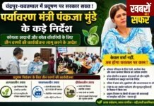 चंद्रपुर-यवतमाल में प्रदूषण पर सख्त हुई सरकार, पर्यावरण मंत्री पंकजा मुंडे ने दिए कड़े निर्देश
