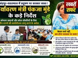 चंद्रपुर-यवतमाल में प्रदूषण पर सख्त हुई सरकार, पर्यावरण मंत्री पंकजा मुंडे ने दिए कड़े निर्देश