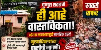 घुग्घुस नगर परिषद की सफाई व्यवस्था पर सवाल, गंदगी से नागरिक बेहाल!