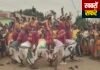 घुग्घुस में गूंजा गोंडी ढेमसा का रंग, पारंपरिक नृत्य रैली से सजा शहर