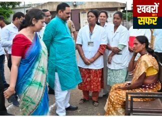 दुर्गम घोडणकप्पी में हाई रिस्क गर्भवती महिला का सुरक्षित अस्पताल में स्थानांतरण
