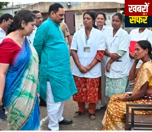 दुर्गम घोडणकप्पी में हाई रिस्क गर्भवती महिला का सुरक्षित अस्पताल में स्थानांतरण
