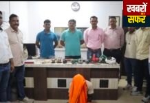 निर्माणाधीन मकान में सेंधमारी का खुलासा, आरोपी LCB के हत्थे चढ़ा