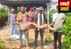 घुग्घुस में आठ फीट लंबे अजगर को सर्पमित्रों ने दिया जीवनदान